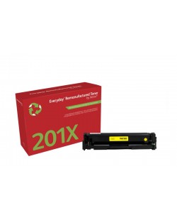 Toner remanufacturé Jaune Everyday™ de Xerox compatible avec HP 201X (CF402X), Grande capacité
