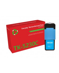 Toner remanufacturé Cyan Everyday™ de Xerox compatible avec Kyocera TK-5230C, Capacité standard