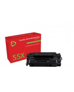 Toner remanufacturé Mono Everyday™ de Xerox compatible avec HP 55X (CE255X), Grande capacité