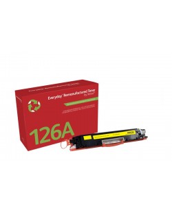 Toner remanufacturé Jaune Everyday™ de Xerox compatible avec HP 126A (CE312A), Capacité standard