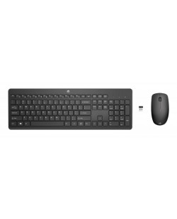 HP 230 WL MOUSE+KB COMBO FR clavier Souris incluse Bureau RF sans fil Noir