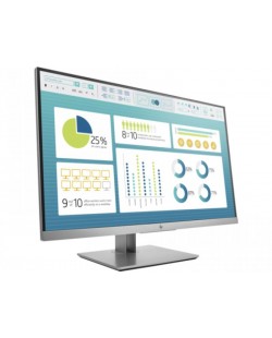 HP EliteDisplay E273 écran plat de PC 68,6 cm (27") 1920 x 1080 pixels Full HD Noir, Argent