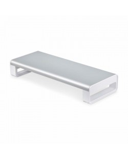 StarTech.com Support pour Moniteur Ergonomique, Jusqu'à 15kg, Hauteur Fixe de 9cm, Support pour Ordinateur Portable, Base en Ac
