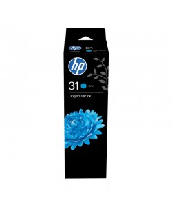 HP Bouteille d'encre cyan authentique 70 mL 31 Original