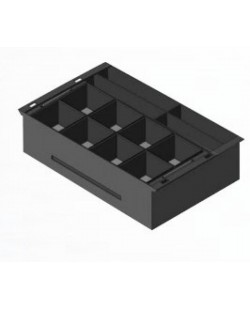 apg Solutions 20466PAC tiroirs caisse Synthétique ABS Noir