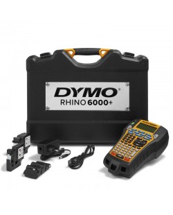 DYMO Rhino 6000+ étiqueteuse industrielle avec mallette de transport | Imprimante d'étiquettes aux nombreuses fonctions et dot