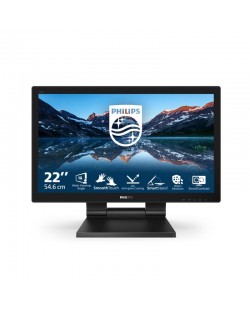 Philips B Line 222B9TA/00 écran plat de PC 54,6 cm (21.5") 1920 x 1080 pixels Full HD LCD Écran tactile Dessus de table Noir