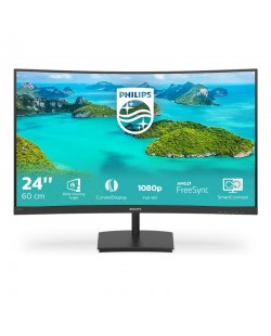Philips E Line 241E1SCA/00 écran plat de PC 59,9 cm (23.6") 1920 x 1080 pixels Full HD LCD Noir