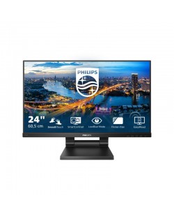 Philips 242B1TC/00 écran plat de PC 60,5 cm (23.8") 1920 x 1080 pixels Full HD LED Écran tactile Noir