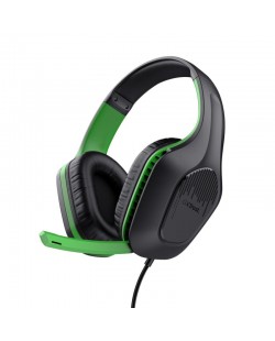 Trust GXT 415X ZIROX Casque Avec fil Arceau Gaming Noir, Vert