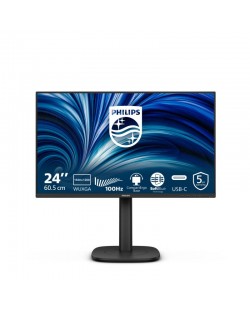 Philips 3000 series 24B2N3200D/00 écran plat de PC 61,2 cm (24.1") 1920 x 1200 pixels WUXGA LCD Noir