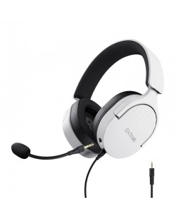 Trust GXT 489W FAYZO Casque Avec fil Arceau Gaming Noir, Blanc