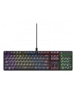 Trust GXT 871 Zora clavier Gaming USB AZERTY Français Noir
