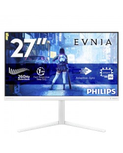 Philips Evnia 5000 27M2N5201P/00 écran plat de PC 68,6 cm (27") 1920 x 1080 pixels Full HD LCD Blanc