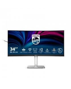 Philips 5000 series 34B2U5600C/00 écran plat de PC 86,4 cm (34") 3440 x 1440 pixels Dual QHD LCD Gris