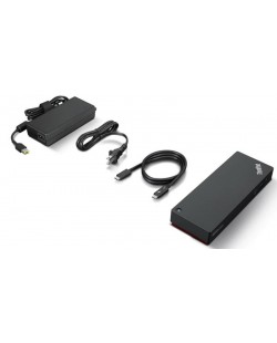 Lenovo ThinkPad Universal Thunderbolt 4 Smart Dock Avec fil Noir