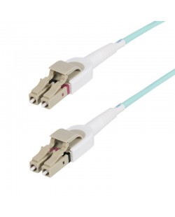 StarTech.com Câble Fibre Optique Commutable OM4 LC à LC (UPC) de 5m, Multimode 50/125µm, Câble Fibre Optique de 5m Multimode