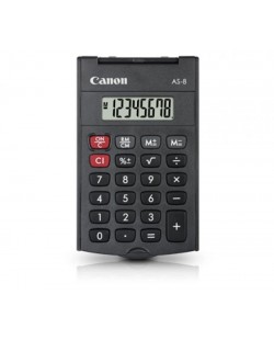Canon AS-8 calculatrice Poche Calculatrice à écran Gris