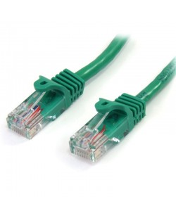 StarTech.com Câble réseau Cat5e UTP sans crochet de 3m - Cordon Ethernet RJ45 anti-accroc - M/M - Vert