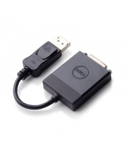 DELL 470-ABEO câble vidéo et adaptateur DisplayPort DVI Noir