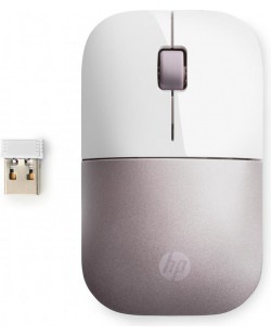 HP Souris sans fil Z3700 - Blanche/rose