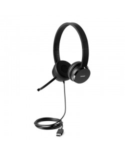 Lenovo 4XD0X88524 casque Avec fil Arceau Bureau/Centre d'appels Noir
