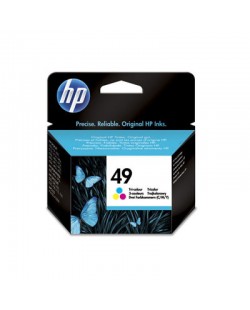 HP 49 Large Tri-color Inkjet Print Cartridge cartouche d'encre 1 pièce(s) Original Cyan, Magenta, Jaune
