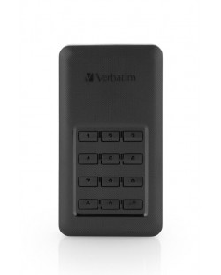 Verbatim Disque portable SSD Store n Go avec accès par clavier 256 Go
