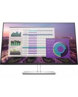 HP EliteDisplay E324q écran plat de PC 80 cm (31.5") 2560 x 1440 pixels Quad HD LED Noir, Argent