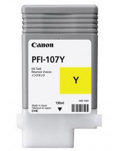 Canon PFI-107Y cartouche d'encre 1 pièce(s) Original Jaune