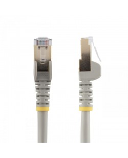 StarTech.com Cordon de raccordement CAT6a - 7,5 m - Sans crochet - Câble patch RJ45 - Gris