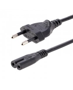 StarTech.com Câble d'Alimentation pour Ordinateur Portable de 3m - Prise EU vers Connecteur C7, 2,5A 250V, 18AWG - Câble d'Ali
