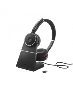 Jabra Evolve 75 Casque Avec fil &sans fil Arceau Bureau/Centre d'appels Micro-USB Bluetooth Noir