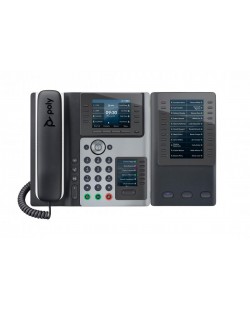 HP Poly Téléphone IP Poly Edge E400 compatible PoE