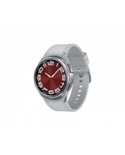 Samsung Galaxy Watch6 Classic 3,3 cm (1.3") OLED 43 mm Numérique 432 x 432 pixels Écran tactile Argent Wifi GPS (satellite)