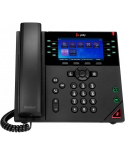 HP Poly Téléphone IP Poly OBi VVX 450 à 12 lignes et compatible PoE avec module d’alimentation