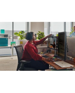 HP Poly Micro-casque Poly Blackwire 3315 monaural USB-C certifié Microsoft Teams + connexion 3,5 mm + adaptateur USB-C/A