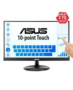 ASUS VT229H écran plat de PC 54,6 cm (21.5") 1920 x 1080 pixels Full HD LED Écran tactile Noir