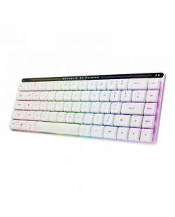 ASUS ROG Falchion RX Low Profile clavier Gaming USB + RF Wireless + Bluetooth Blanc