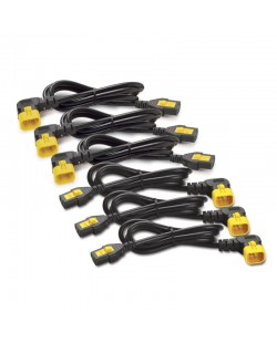 APC NetShelter - Kit cordon d'alimentation - Rack - Connecteurs à 90° - 0,61m