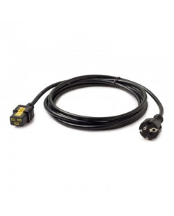 APC NetShelter - Cordon d'alimentation - Verrouillable - 3m - C19 - CEE/7 Schuko