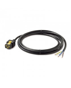 APC NetShelter - Cordon d'alimentation - Verrouillable - 3m - C19 - Rewireable