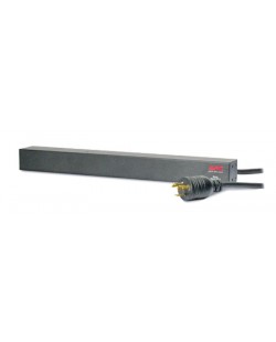 APC Rack PDU, Basic, 1U, 16A, 208V unité de distribution d'énergie Noir