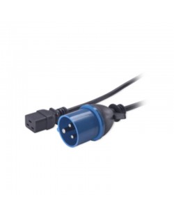 APC NetShelter - Cordon d'alim - Prises CEI309 et C19 - 50/60 Hz - 16A - 2,5m