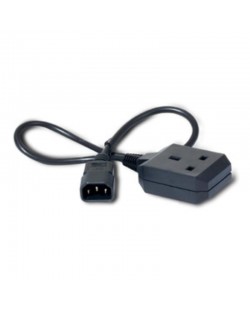 APC NetShelter - Cordon d'alimentation - Prises C14 et BS1363 - 10 A - 0,61m
