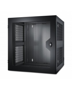 APC NetShelter WX 13U w/Threaded Hole Vertical Mounting Rail Vented Front Door