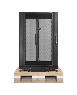 APC Coffret NetShelter SX 18U, pour armoire en rack serveur 600 x 900 mm, avec panneaux latéraux noirs, emballage antichoc