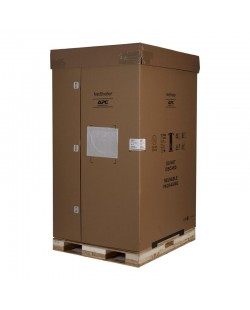 APC NetShelter SX 42U 600 mm de largeur x 1070 mm de profondeur Enveloppe avec côtés Noir - 907 kg. Emballage antichoc