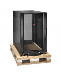 APC Coffret NetShelter SX 18U, pour armoire en rack serveur 600 x 1 070 mm, avec panneaux latéraux noirs, emballage antichoc