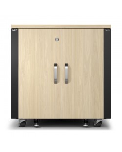 APC NetShelter - Rack informatique insonorisé - 12U - Finition Erable